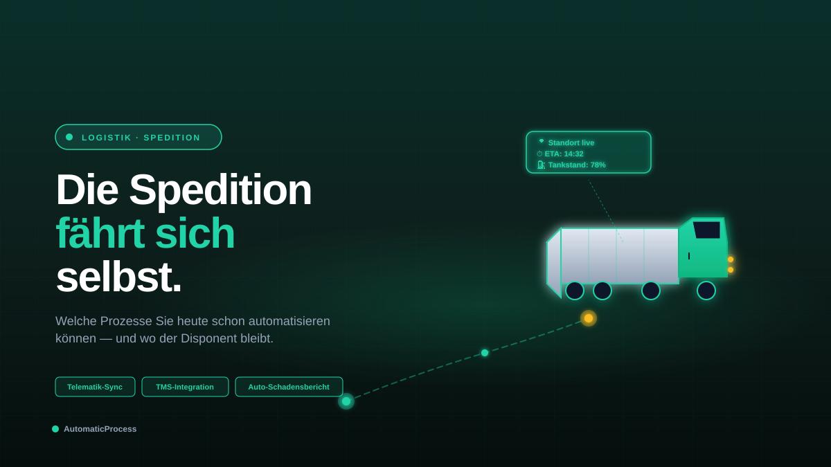 Automatisierung in der Spedition: Was sich heute schon umsetzen lässt